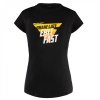 SHIMA T-SHIRT CODZIENNY FASTER LADY BLACK